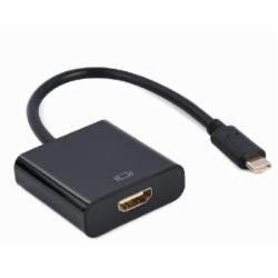 Адаптер Cablexpert USB-C на HDMI / 4K@60Hz 0,15 м black (A-CM-HDMIF-04)
