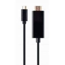 Кабель Cablexpert A-CM-HDMIM-02, USB-C на HDMI, 4K@60Гц 2 м black (A-CM-HDMIM-02)