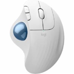 Мышка беспроводная Logitech ERGO M575S Wireless Trackball white/blue (L910-007030)