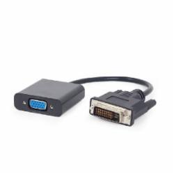 Адаптер Cablexpert 0,2 м черный (A-DVID-VGAF-01) DVI-D - VGA