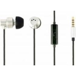 Наушники GMB audio MHS-EP-CDG-S grey металлический корпус вакуумные с микрофоном
