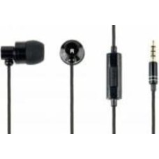 Наушники GMB audio MHS-EP-CDG-B black металлический корпус вакуумные с микрофоном