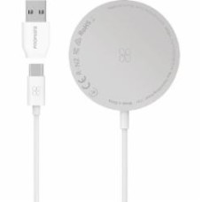 Беспроводное зарядное устройство Promate AuraMag-15W Silver