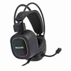 Наушники Maxxter Ghost Helmet black USB 7.1 RGB подсветка