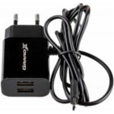 Зарядное устройство Grand-X CH-35B + micro USB