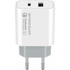 Сетевое зарядное устройство ColorWay (Type-C PD + USB QC3.0) 20W V2 белый