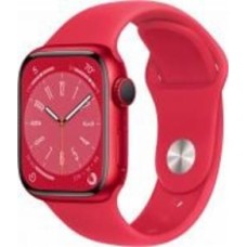 Смарт-часы Apple Watch Series 8 GPS 41mm (PRODUCT)RED Aluminium Case with (PRODUCT)RED Sport Band (MNP73UL/A)