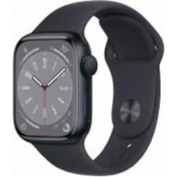 Смарт-часы Apple Watch Series 8 GPS 41mm Midnight Aluminium Case with Midnight Sport Band (MNP53UL/A)