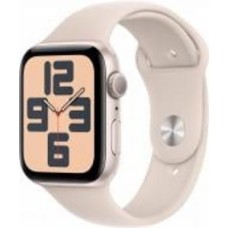 Смарт-часы Apple Watch SE 2023 GPS 44mm Starlight Aluminium Case with Starlight Sport Band - S/M (MRE43QP/A)