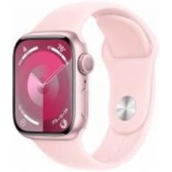 Смарт-часы Apple Watch Series 9 GPS 41mm Pink Aluminium Case with Pink Sport Band - S/M (MR933QP/A)