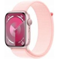 Смарт-часы Apple Watch Series 9 GPS 45mm Pink Aluminium Case with Light Pink Sport Loop (MR9J3QP/A)