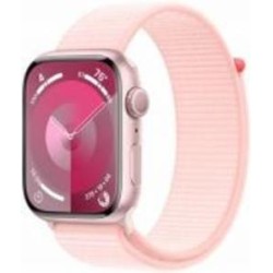 Смарт-часы Apple Watch Series 9 GPS 45mm Pink Aluminium Case with Light Pink Sport Loop (MR9J3QP/A)