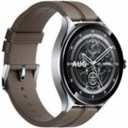 Смарт-часы Xiaomi Watch 2 Pro BT Silver with Brown Leather Strap silver (1006733)