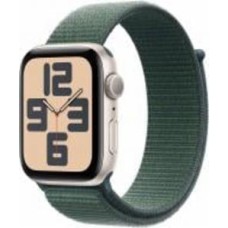 Смарт-часы Apple Watch SE GPS 40mm starlight aluminium Case with Lake Green Sport Loop (MXEH3QH/A)