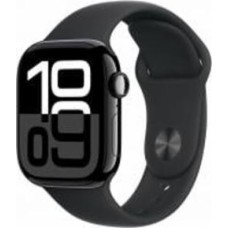 Смарт-часы Apple Watch Series 10 GPS 42mm Jet Black Aluminium Case with Black Sport Band - M/L (MWWF3QH/A)