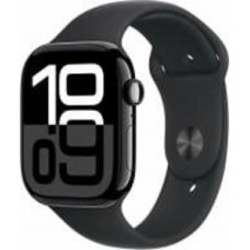 Смарт-часы Apple Watch Series 10 GPS 46mm jet black Aluminium Case with Black Sport Band S/M (MWWP3QH/A)