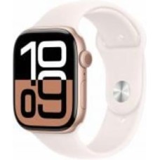 Смарт-часы Apple Watch Series 10 GPS 46mm rose gold Aluminium Case with Light Blush Sport Band S/M (MWWT3QH/A)