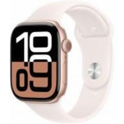 Смарт-часы Apple Watch Series 10 GPS 46mm rose gold Aluminium Case with Light Blush Sport Band S/M (MWWT3QH/A)