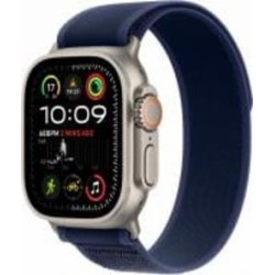 Смарт-часы Apple Watch Ultra 2 GPS + Cellular 49 mm natural titanium Case with Blue Trail Loop - M/L (MX4L3UL/A)
