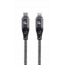 Кабель Cablexpert USB 2.0 Power Delivery C-папа/Lightning 1,5 м черный (CC-USB2B-CM8PM-1.5M)