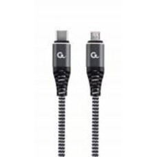 Кабель Cablexpert Micro BM-папа/C-папа 1,5 м черный (CC-USB2B-CMMBM-1.5M)