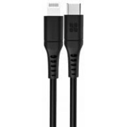Кабель Promate PowerLink-120 USB-C to Lightning 3А 1,2 м черный (powerlink-120.black)