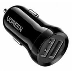 Автомобильное зарядное устройство UGREEN ED018 Dual USB Car Charger 24W 2.4A Black (50875)