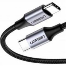 Кабель UGREEN USB 2.0 Type-C M-M Round Cable Nickel Plating Aluminum Shell US261 2 м черный (50152)