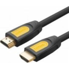 Кабель UGREEN HD101 HDMI Round Cable 3 м черный с желтым (10130)