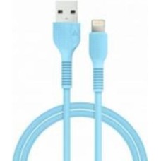 Кабель Acclab USB to Lightning 1,2 м голубой (AL-CBCOLOR-L1BL)