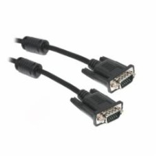 Кабель Maxxter 1,8 м черный (V-PVGA-6) двойное экранирование, 2 феррита