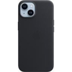 Чехол Apple Leather Case with MagSafe для iPhone 14 midnight (MPP43ZM/A)