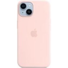 Чехол Apple Silicone Case with MagSafe для iPhone 14 chalk pink (MPRX3ZM/A)