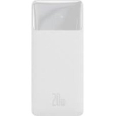 Повербанк BASEUS Power Bank Bipow PD 3.0 QC 3.0 20W 20000 mAh white (6932172618261)