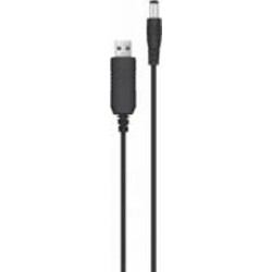 Кабель питания Acclab USB to DC 5,5х2,5 мм 9V 1A (1283126565113) 1 м черный
