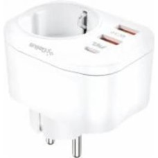 Сетевое зарядное устройство Gelius Moxie GP-HC050 2USB (QC3.0) + Type-C (PD20W) White