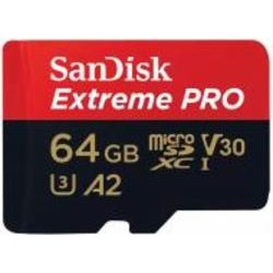 Карта памяти SanDisk microSD 64 ГБ UHS-I Class 3 (U3)Class 10 (SDSQXCU-064G-GN6MA)