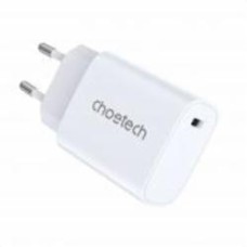 Сетевое зарядное устройство Choetech Q5004-EU-WH USB-С 20 Вт PD/QC