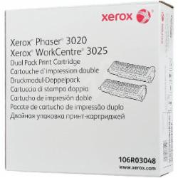 Картридж Xerox Phaser 3020 / WorkCentre 3025 Dual Pack, 3K (106R03048) black