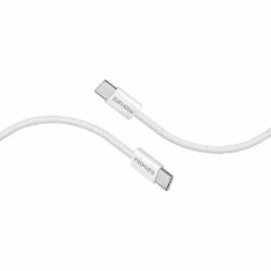 Кабель Promate EcoLine-CC200 USB-C to USB-C 60W Power Delivery 2 м white (ecoline-cc200.white)