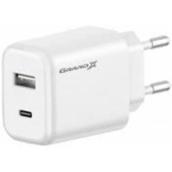 Зарядное устройство Grand-X Fast Сharge PD3.0, QС4.0, AFC, SCP, FCP 1USB+1TypeC 20W (CH-890)