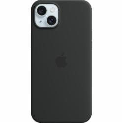 Чехол Apple Silicone Case with MagSafe для Apple iPhone 15 Plus black (MT103ZM/A)