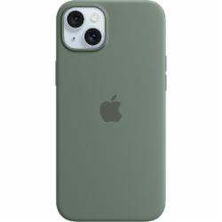 Чехол Apple Silicone Case with MagSafe для Apple iPhone 15 Plus cypress (MT183ZM/A)