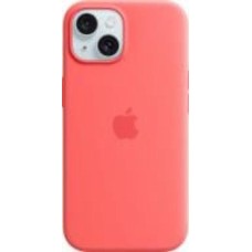 Чехол Apple Silicone Case with MagSafe для Apple iPhone 15 guava (MT0V3ZM/A)