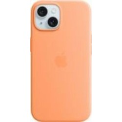 Чехол Apple Silicone Case with MagSafe для Apple iPhone 15 orange sorbet (MT0W3ZM/A)