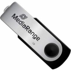 Флеш-память USB MediaRange 64 ГБ USB 2.0 black/silver (MR912)