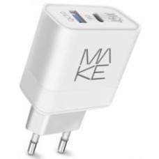 Зарядное устройство Make 45W PD+QC White (MCW-325PWH)