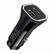 Автомобильное зарядное устройство Make 2.4A+2.4A 12W Black (MCC-22BK)