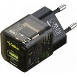 Зарядное устройство Gelius Incredible Series Genesis 30W Gan GP-HC055 (USB + Type-C) Transparent Black