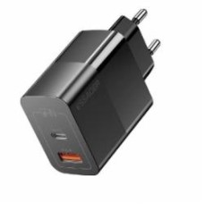 Зарядное устройство Essager Pinchen 33W Travel Phone Charger USB A + TYPE C EU Black (ECTAC-PCB01-P)